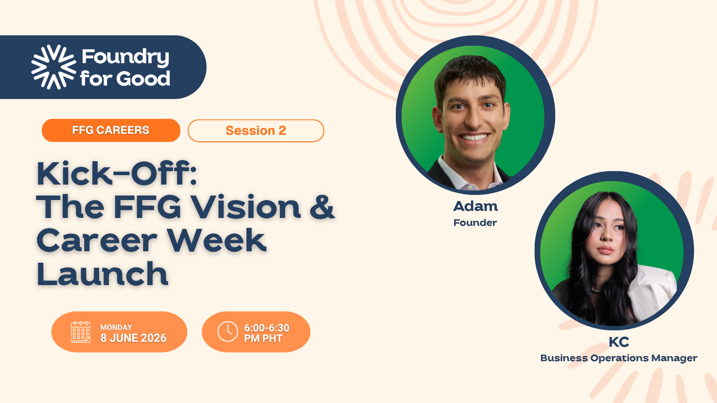(Session 2) Kick-Off: The FFG Vision & Career Week Launch